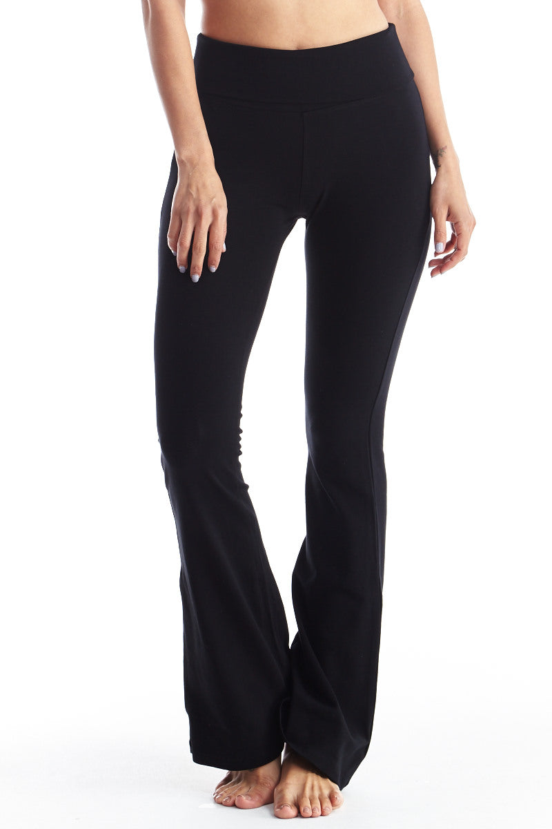 Viosi Women's Yoga Pants Premium 250mg Fold Over Cotton Spandex