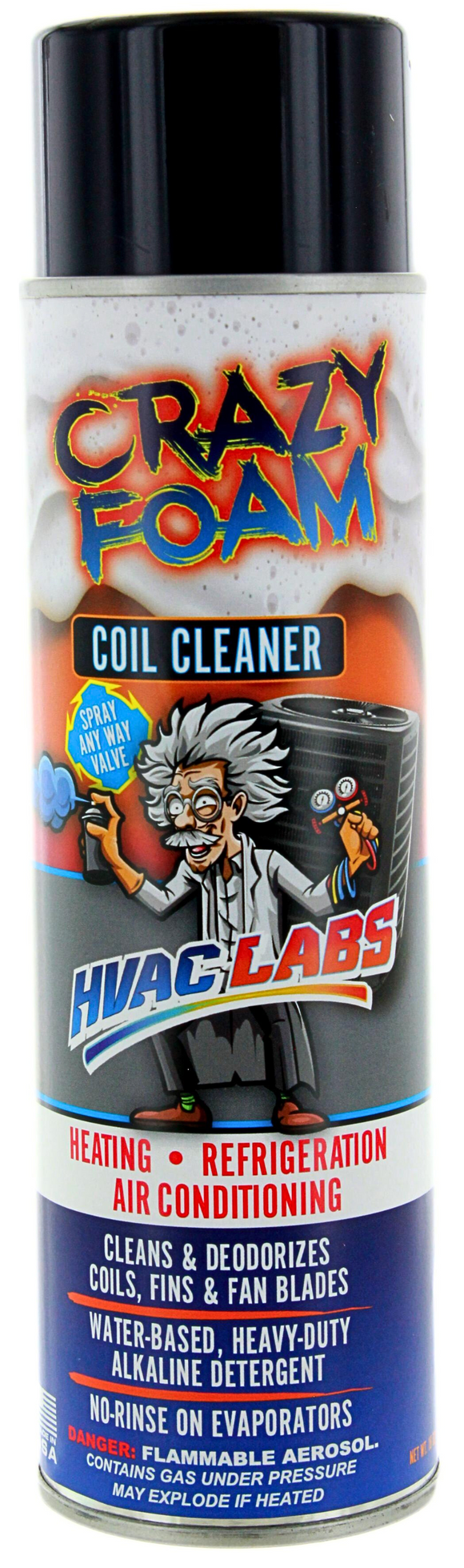 Mad Foam AC Coil Cleaner Foaming for AC Heating & Refrigeration