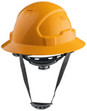 Full Brim Hard Hats Construction OSHA Approved Vented Safety Helmet Hard Hat, Cascos De Construccion Work Hardhat for Men/Women Custom Carbon Design 6 Point Ratcheting with Chin Strap