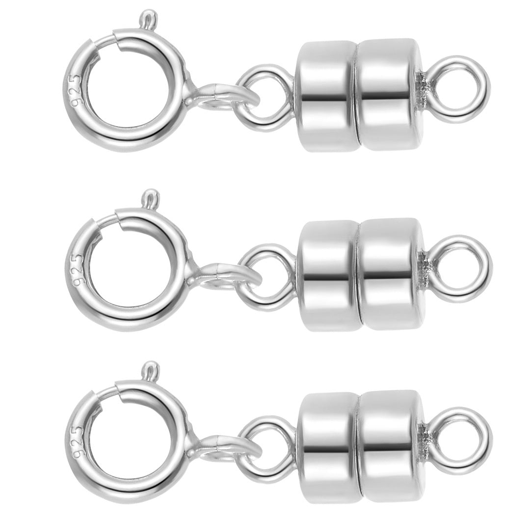 Sterling Silver or 14kt Gold Filled Magnetic Clasp Necklace Converter –  NamiCharms