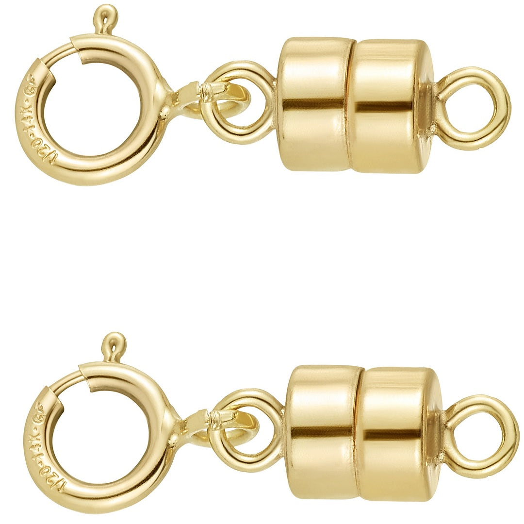  Ofiuny 18K Gold Magnetic Necklace Clasps and Closures 925  Sterling Silver Mini Magnetic Jewelry Clasp Connector for Bracelets Chain  Extender(Made in Italy)