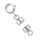 Magnetic Clasp Converter for Jewelry and Necklaces | 4.5mm with 5.0mm Spring Ring | Available in 14K Gold Filled and .925 Sterling Silver