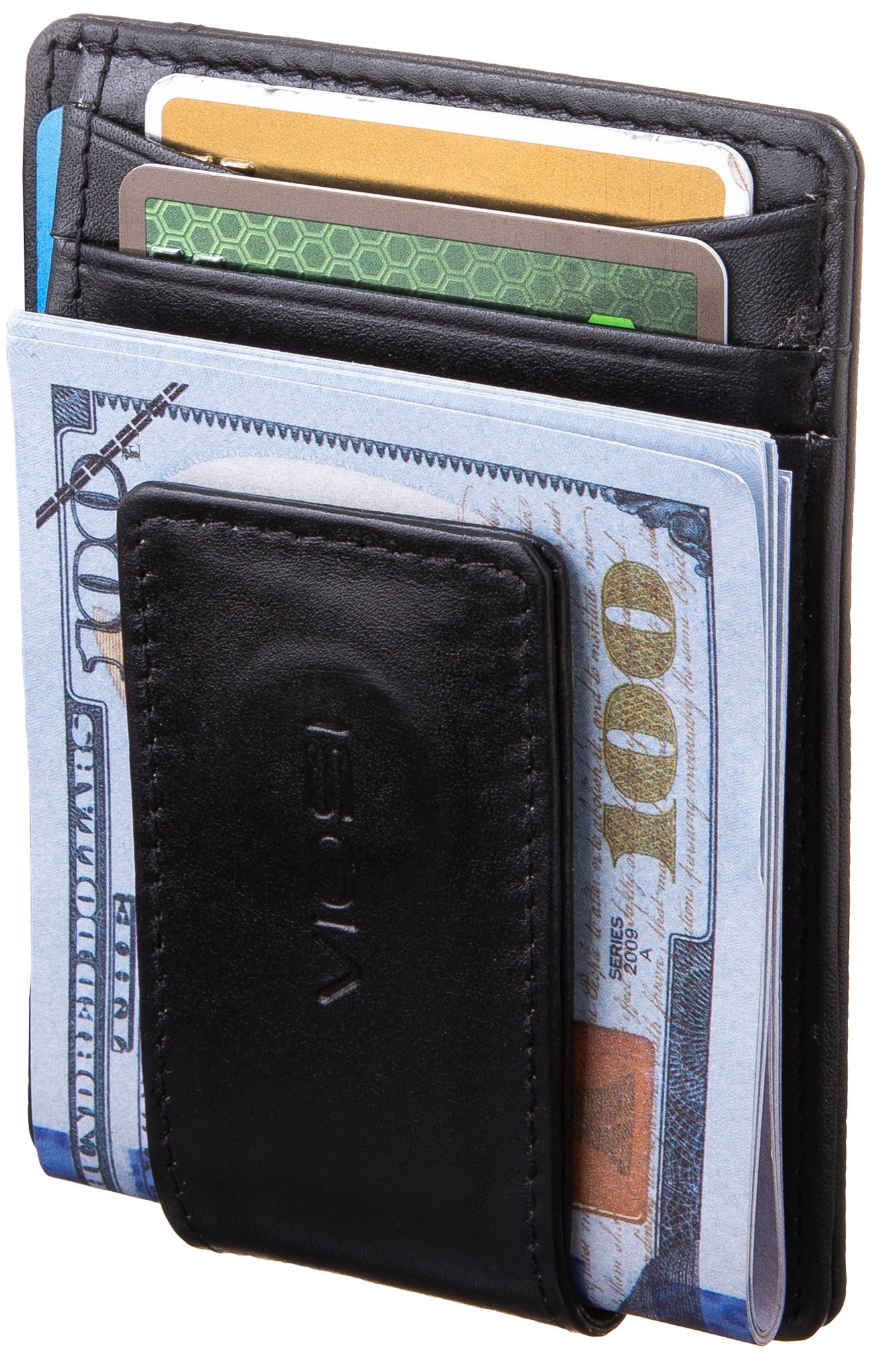 Viosi RFID Men's Leather Magnetic Front Pocket Money Clip Wallet – Newport  Blvd