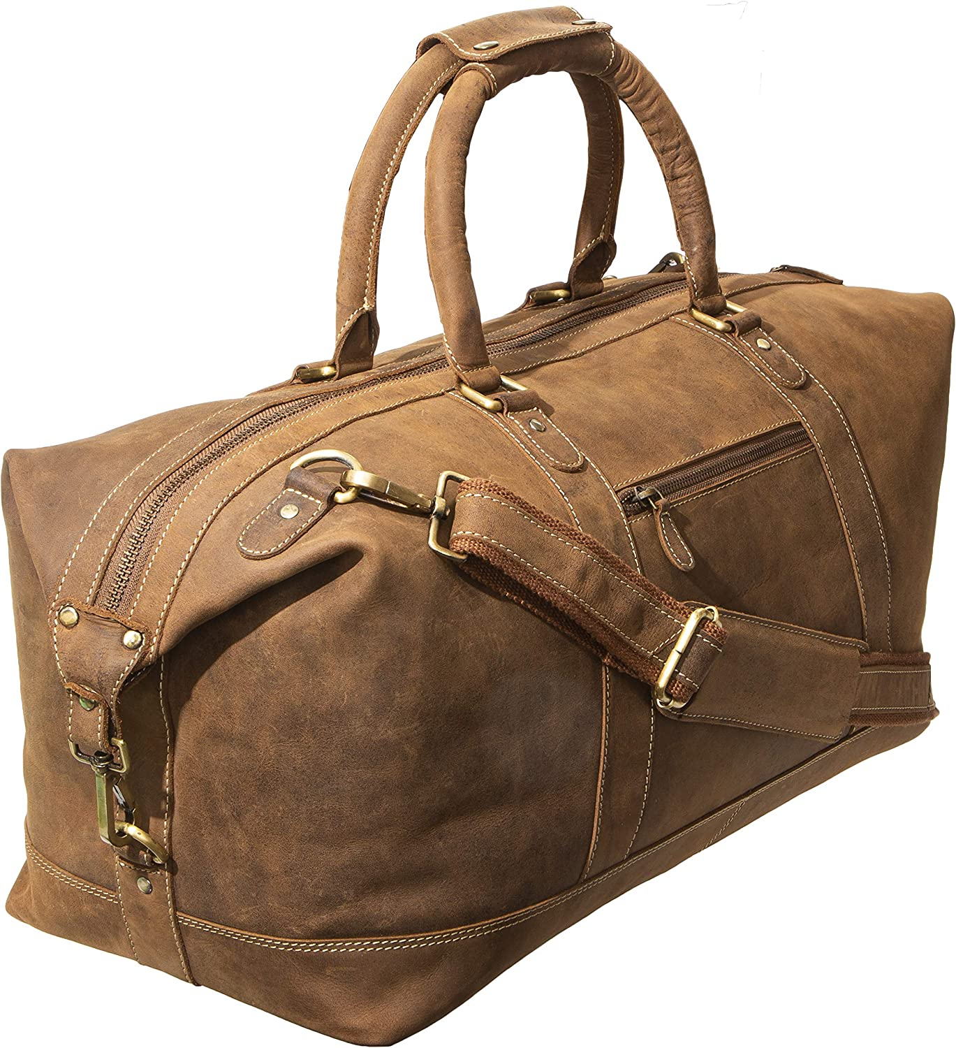Shop Tiding Vintage Leather Duffle Bag Travel – Luggage Factory